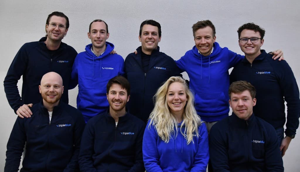 Het Tripleblue team